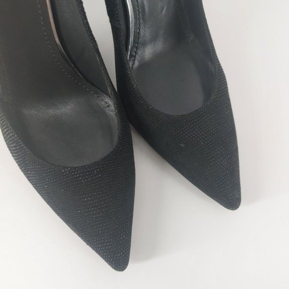 Stuart Weitzman Women's Black Pumps Almond Toe High Heels Size 7 M - Picture 2 of 16